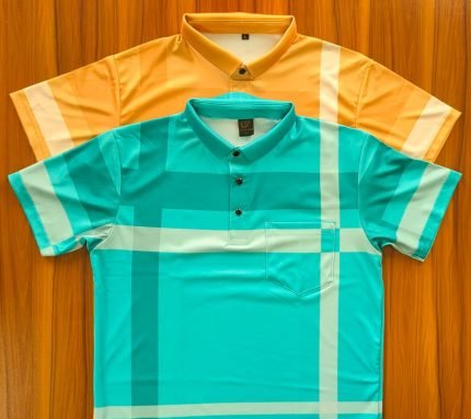 Paste and Golden Stylish Polo 2 pcs Combo